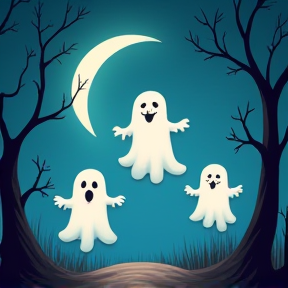 Five Little Ghosts