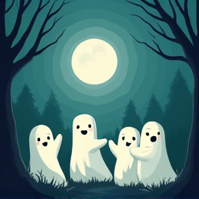 Five Little Ghosts