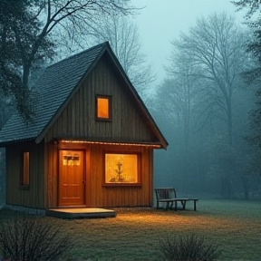 Warm Wooden House