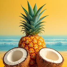 Pineapple and Coconut