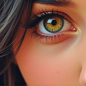 Girl with Beautiful Eyes