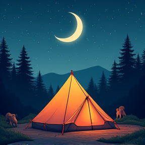 Twilight Camping