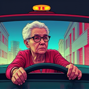 Grandma  Taxi Driver