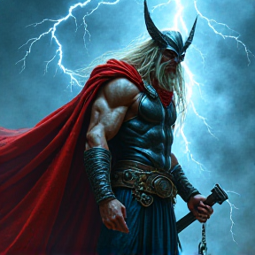 Rampaging Redneck Thor, God of Lightning