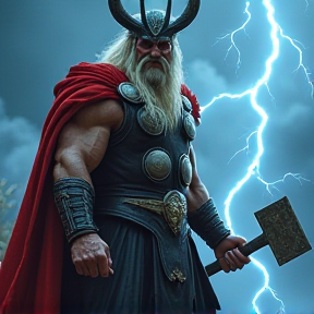 Rampaging Redneck Thor, God of Lightning