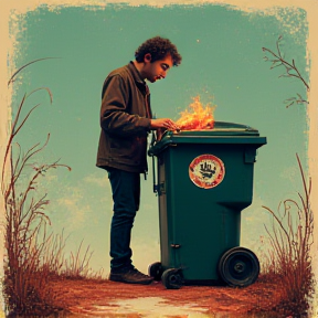 Dylan and Dumpster 