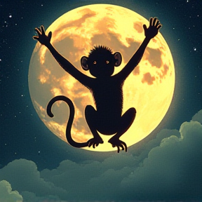 Monkey on the Moon by David