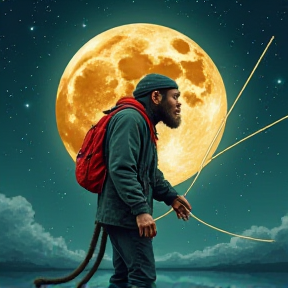 Monkey on the Moon by David