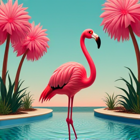 Sinds ik mijn flamingo heb