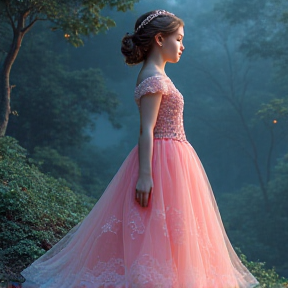 Emma’s princess dress.