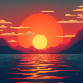 Sunset banner 