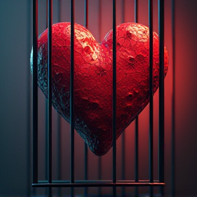 Heart in cage