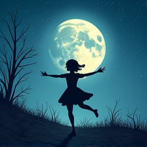 Bailando en la Luna