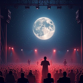 Tesla symphony orchestra concert in the dark 