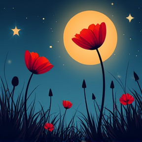 Bonne nuit coquelicot 