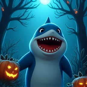 Baby Ghost, Halloween Shark