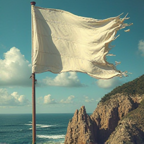 drapeau blanc