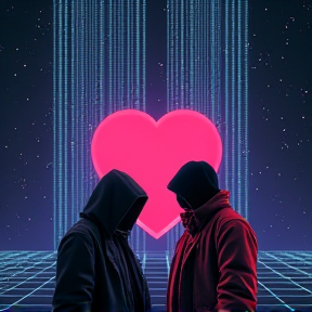 Electric Neon Hearts