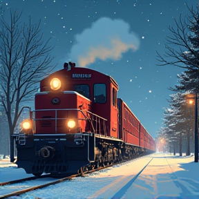 Trains Before Christmas