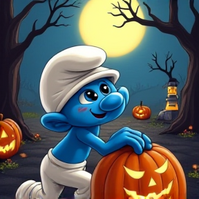 Smurf Halloween Bash