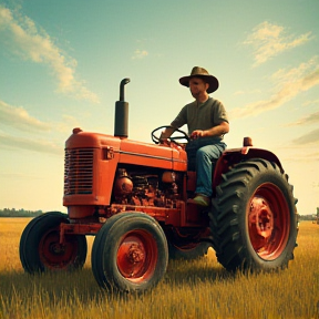 John and His Tractor