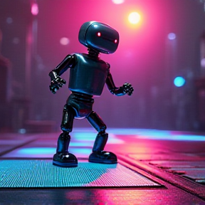 Robot on the Dance Floor Good