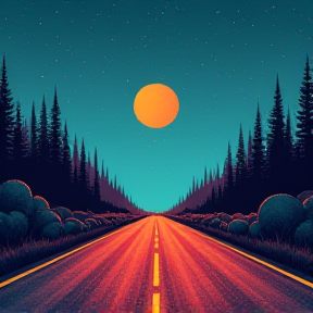 Empty road 