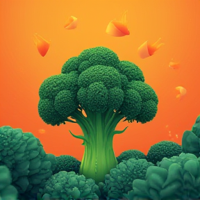 I love morning broccoli 