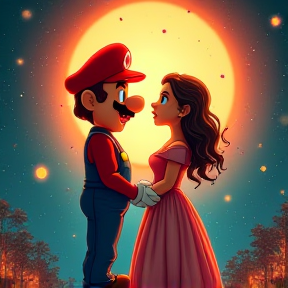 Mario y La princesa