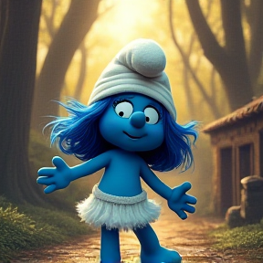 Smurfette vs. Zombies