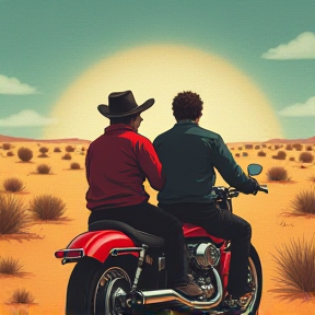 Brothers and the Red Motorbike