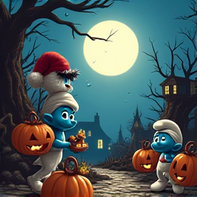 The Haunted Smurf Village