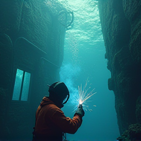 Welding Under the Waves