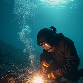 Welding Under the Waves