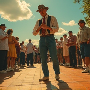 David Wanless, square dance, upbeat