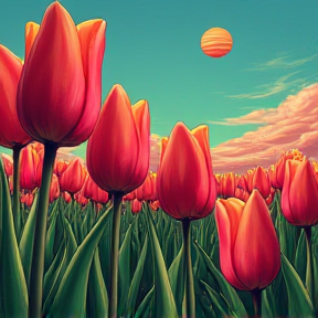 Koolaid Tulips