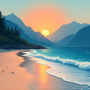 Sunrise on the Shore