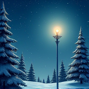 Silent night, Christmas light