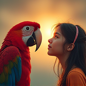 Parrot y la Niña