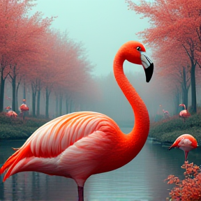 Der Tanz der Flamingos