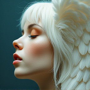 Angel with White Wings