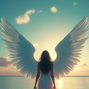 Angel with White Wings