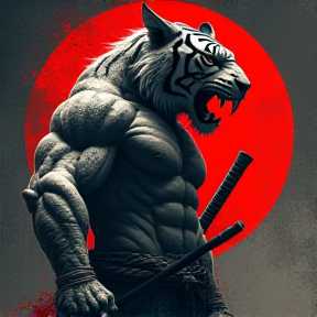 Jeff the Demon Tiger Samurai