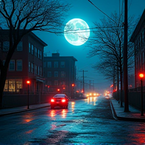 Moonlight on Grove