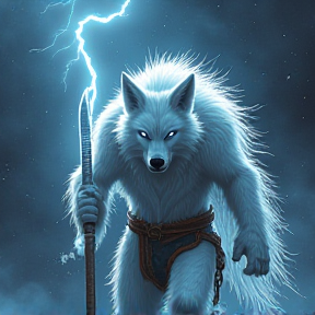 Draxxis the White Werewolf