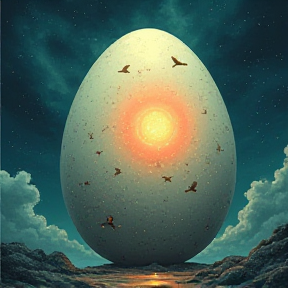 Celestial Egg and the Chicken’s Sorrow