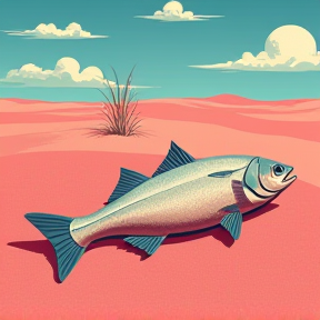 Pink Sand and Dead Fish