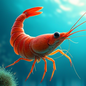 Krill Que Está Bajo El Mar