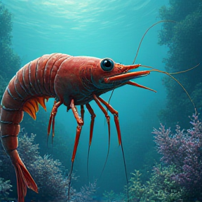 Krill Que Está Bajo El Mar