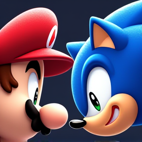 Sonic vs Mario Rap Battle